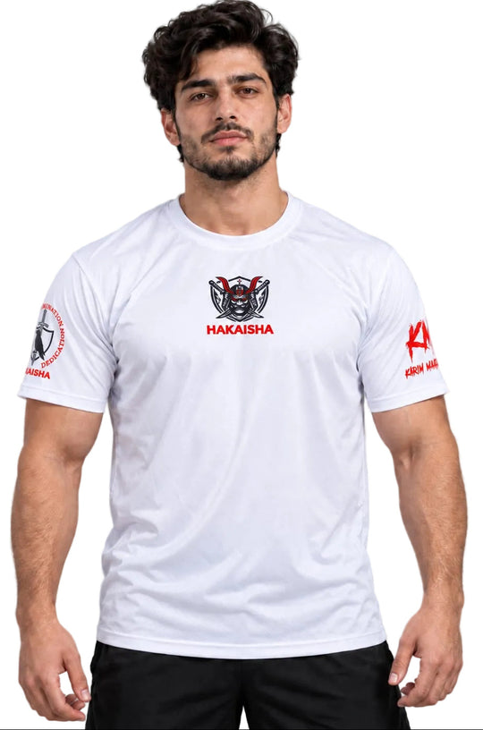 MaxMyer x Karim Maatalla “Moroccan Mauler Maatalla” MMM Quick-Dry Boxing T-Shirt – White