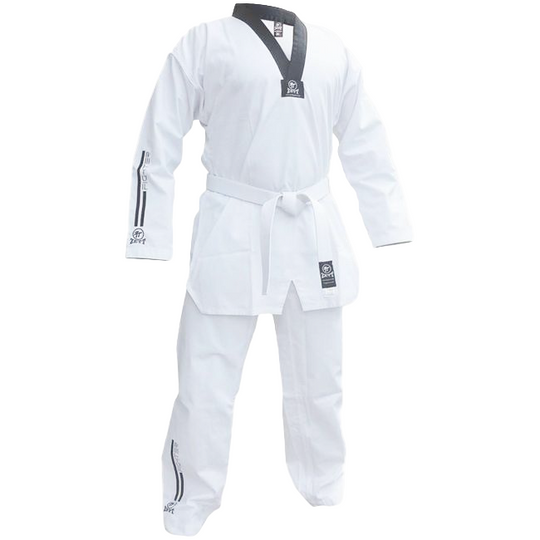 Zett Fighter TKD Dobuk V-Neck - Black