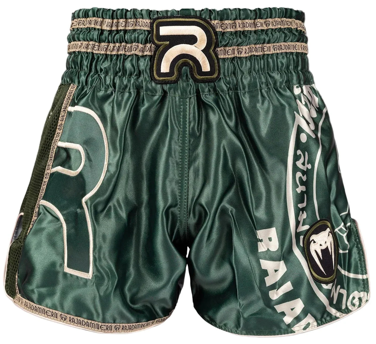 Venum x Rajadamnern Muay Thai Shorts - Military Green