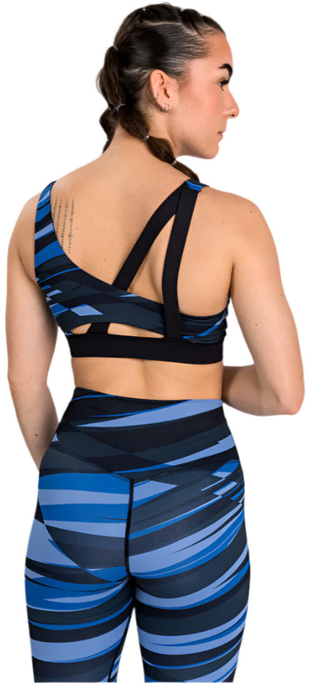 Venum Abyss Women’s Sports Bra - Shadow Blue