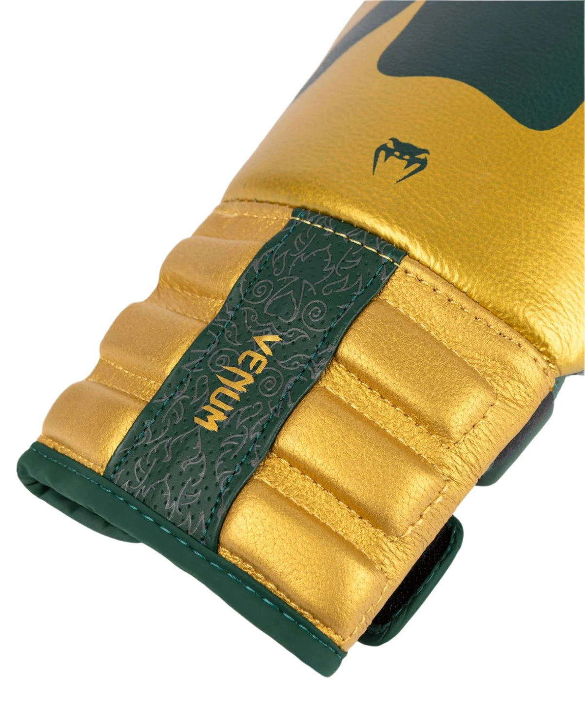 Venum Reverso Boxing Gloves - Emerald Green/Gold