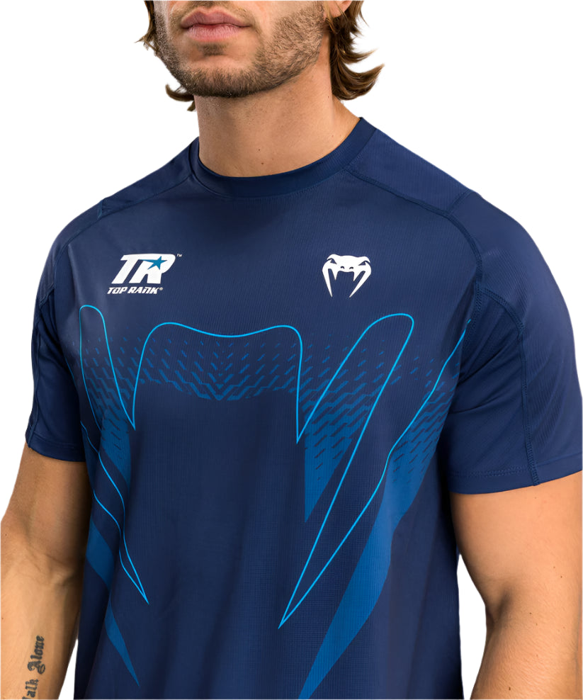 Venum X Top Rank Original Men's Dry Tech Shirt - Navy Blue