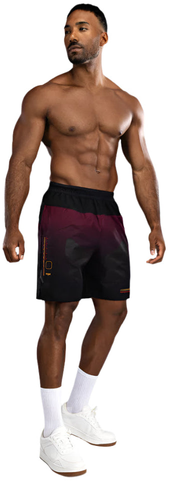 Venum Tactical XT Training Shorts - Black/Burgundy/Gold