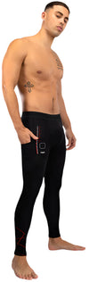 Venum Tactical XT Spats - Black/Fire Red