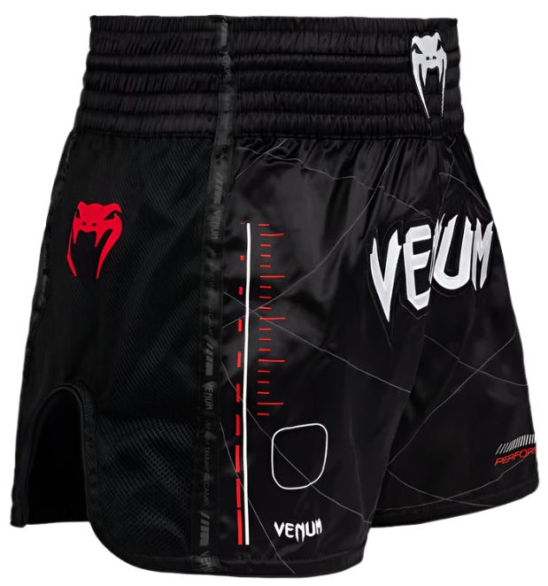Venum Tactical XT Muay Thai Shorts - Black/Fire Red