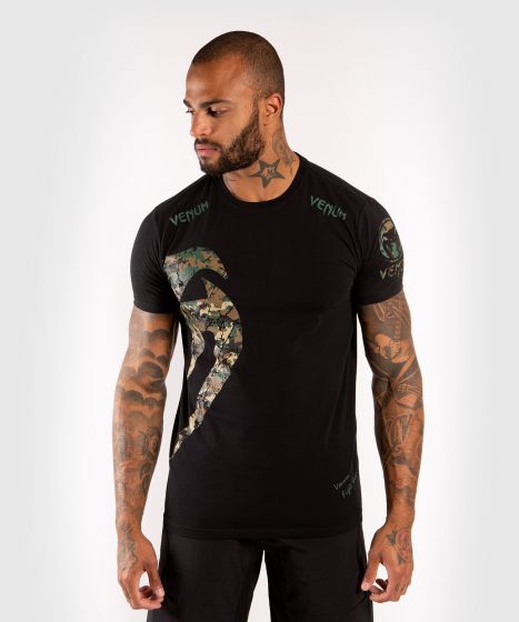 Venum Original Giant T-Shirt - Black/Forest Camo