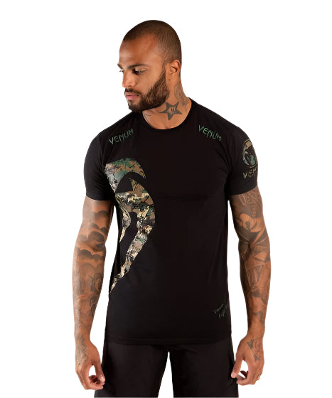 Venum Original Giant T-Shirt - Black/Forest Camo