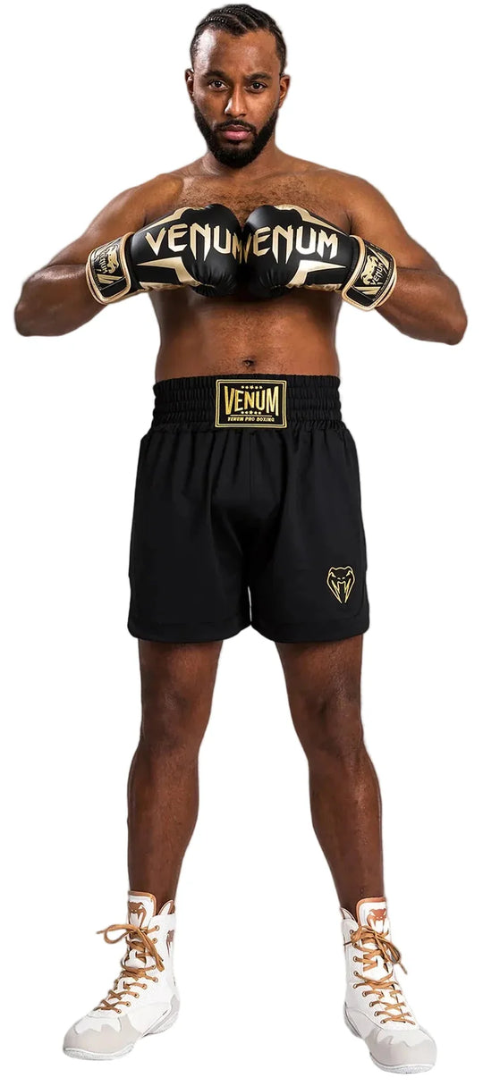 Venum Classic Boxing Shorts - Black/Gold