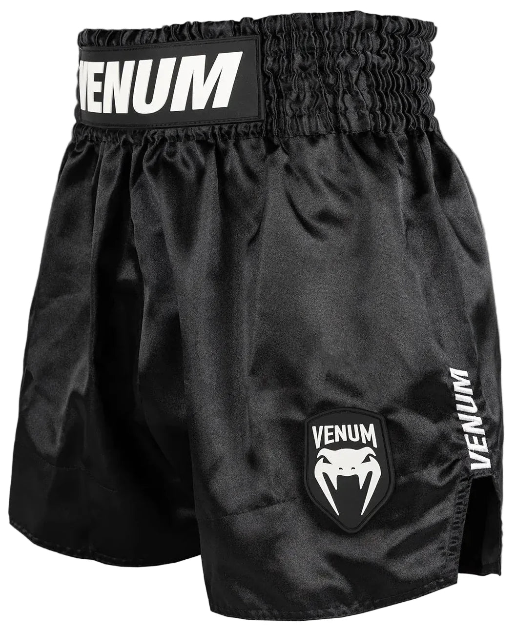 Venum Classic Evo Muay Thai Shorts - Black/White