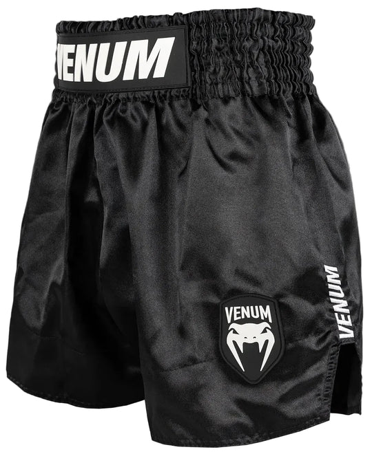Venum Classic Evo Muay Thai Shorts - Black/White