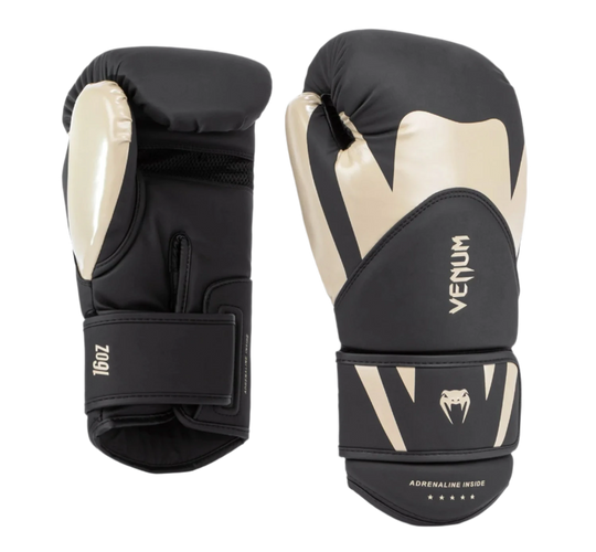 Venum Challenger 4.0 Boxing Gloves - Black/Beige