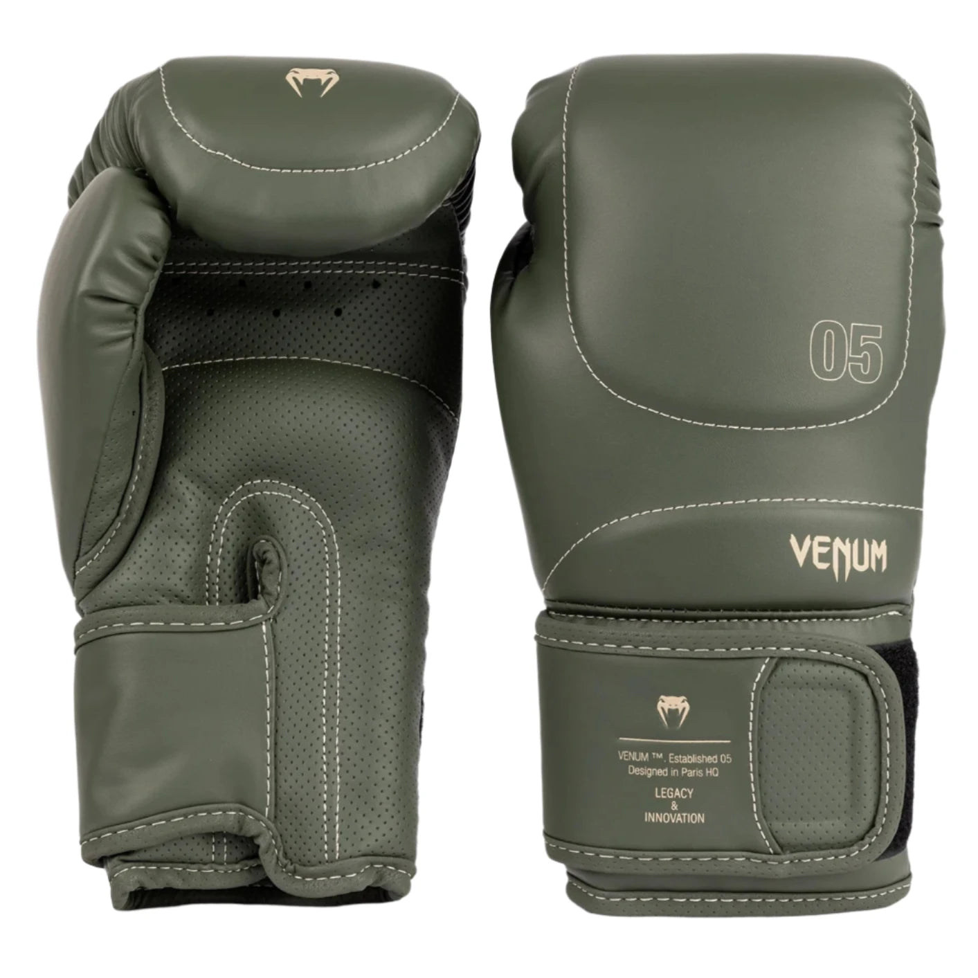 Venum Impact Evo Boxing Gloves - Military Green