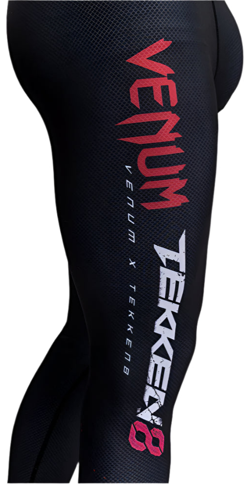 Venum X TEKKEN 8 - Marshall Law Spats - Black/Red/Gold