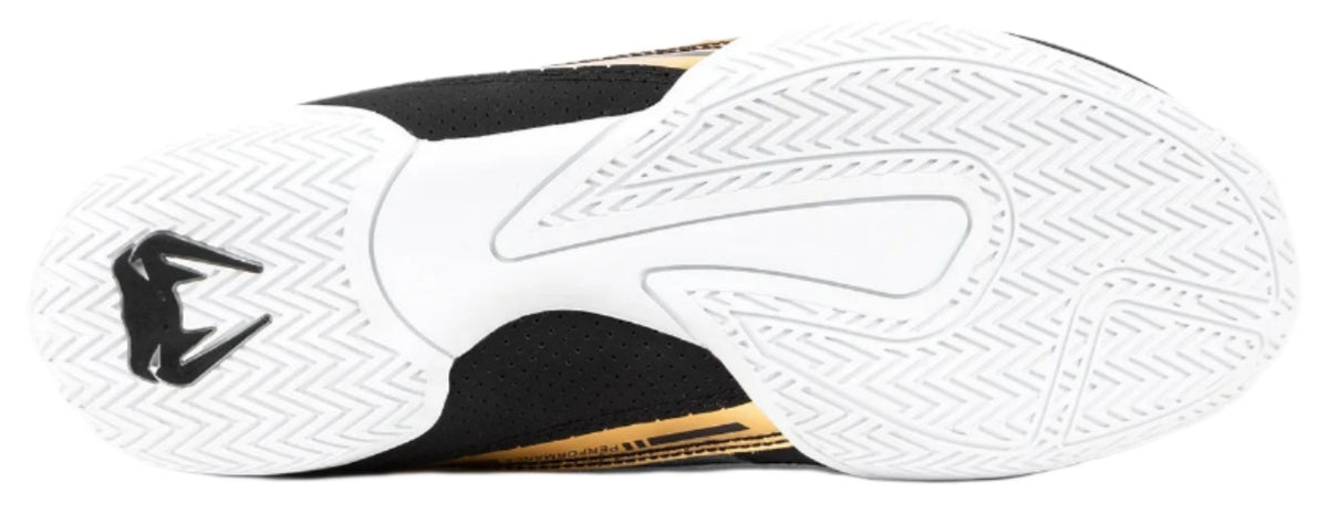 Venum Elite Boxing Shoes - Black/White/Gold