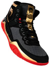 Venum Elite Wrestling Shoes - Black/Gold/Red
