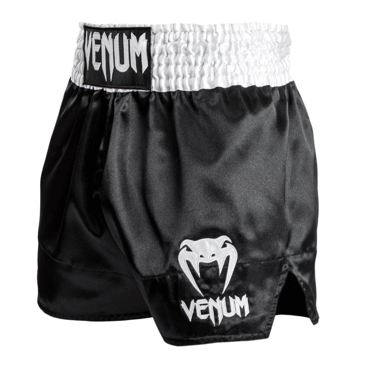 Venum Classic Muay Thai Short - Black/White