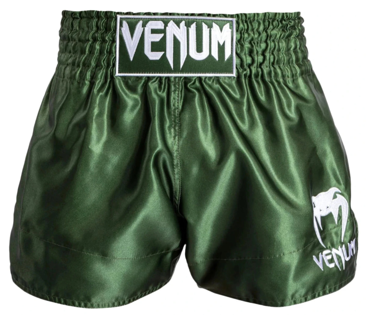 Venum Classic Muay Thai Short - Khaki/White