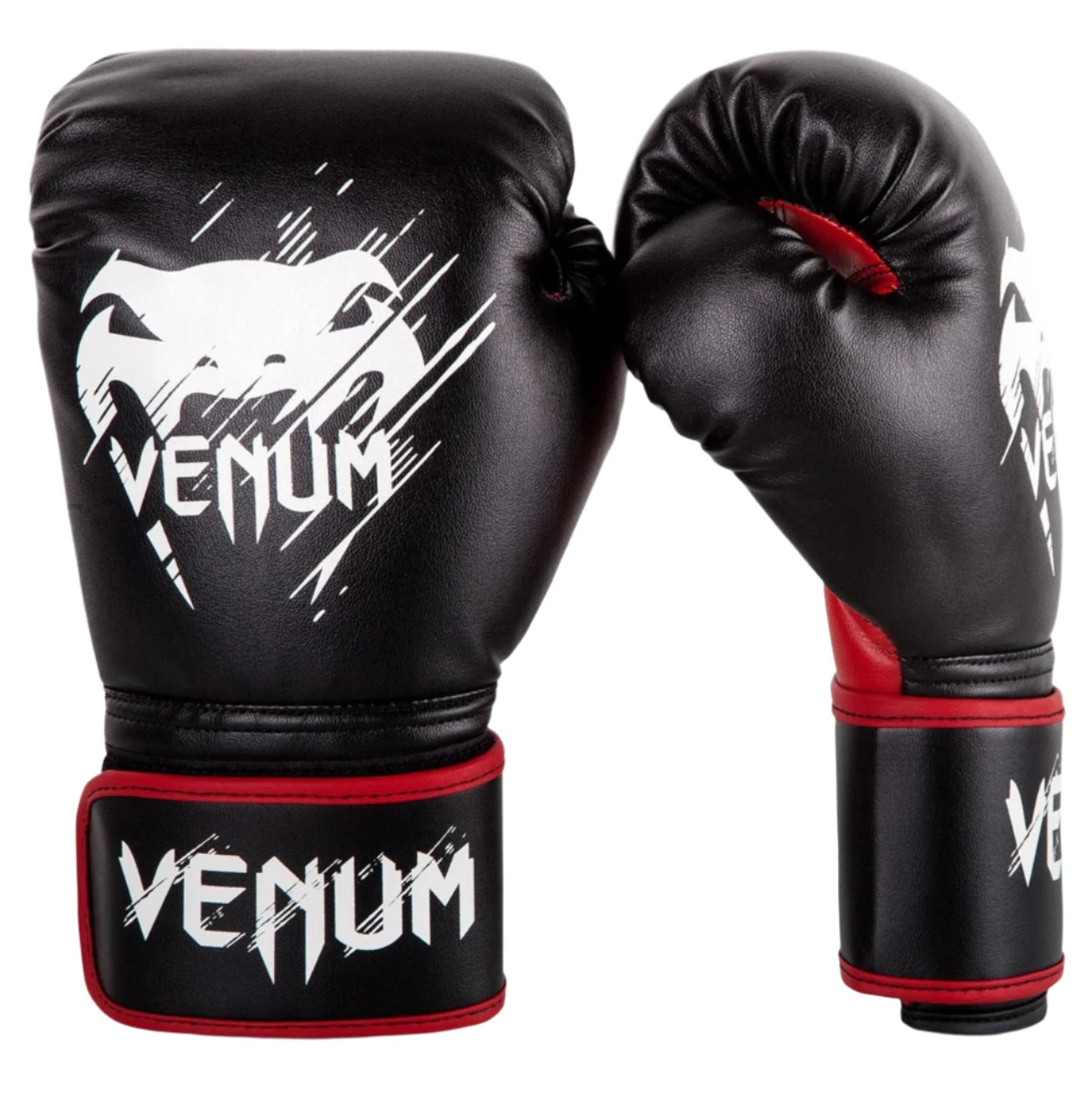 Venum Contender Kids Boxing Gloves - Black/Red