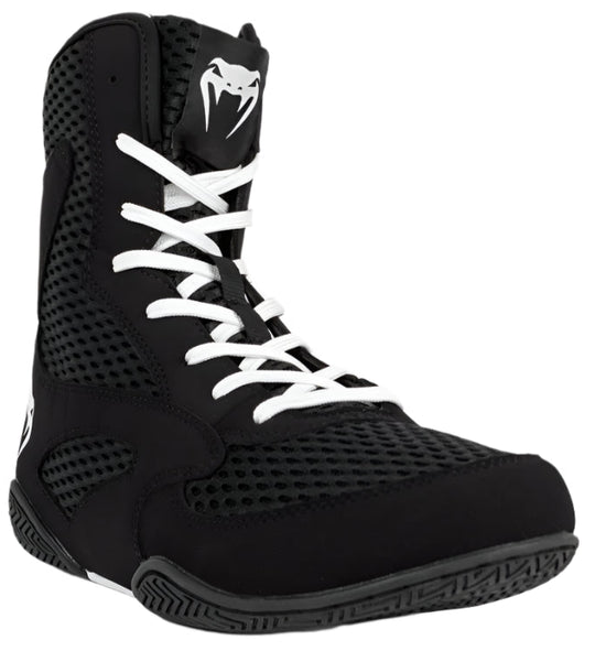 Venum Contender Boxing Shoes - Black/White