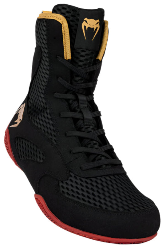 Venum Contender Boxing Shoes - Black/Gold/Red
