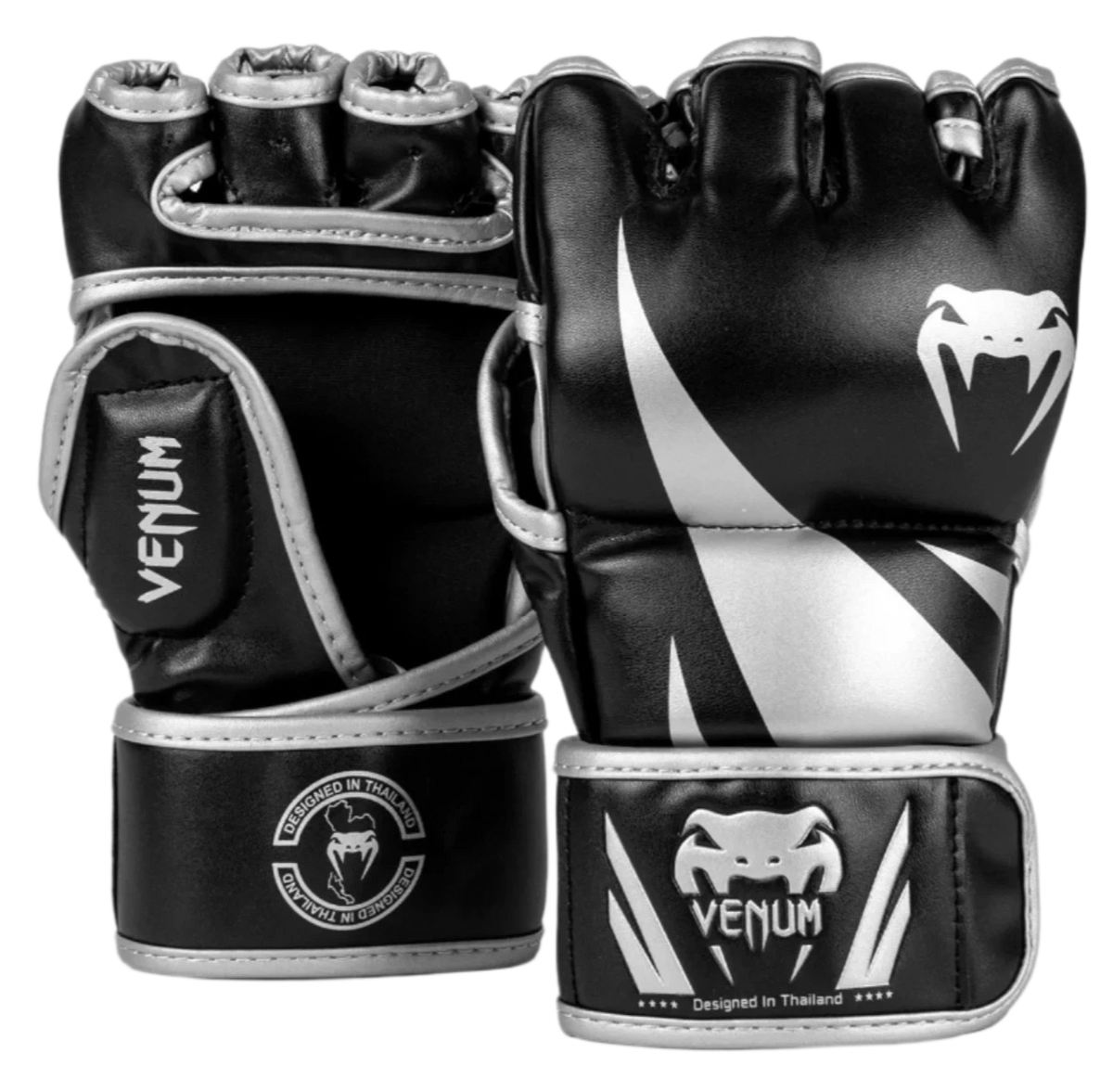 Venum Challenger 2.0 MMA Gloves - Black/Silver