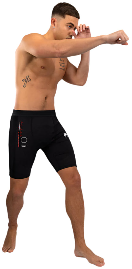 Venum Tactical XT Vale Tudo Shorts - Black/Fire Red