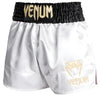 Venum Classic Muay Thai Short - White/Gold/Black