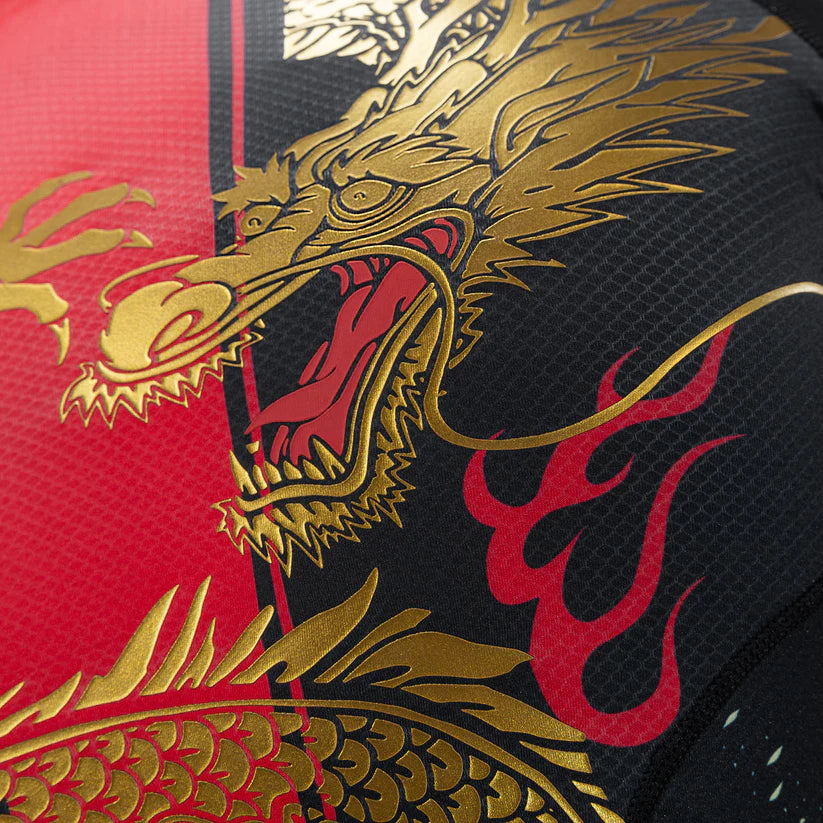 Venum X TEKKEN 8 - Marshall Law Rashguard - Black/Red/Gold