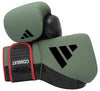 Adidas Combat 50 Boxing Gloves - Green