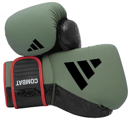 Adidas Combat 50 Boxing Gloves - Green