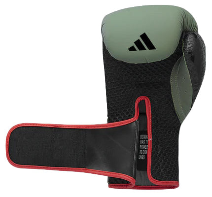 Adidas Combat 50 Boxing Gloves - Green
