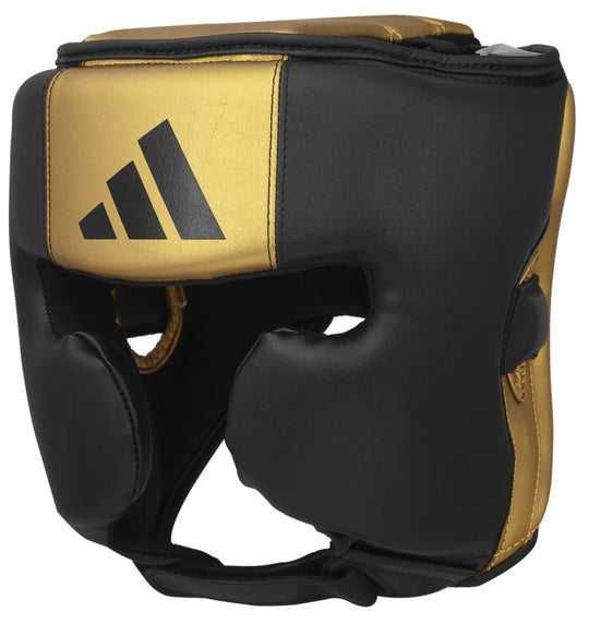 Adidas Speed Pro Head Guard - Black/Gold
