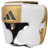 Adidas Speed Pro Head Guard - White/Gold