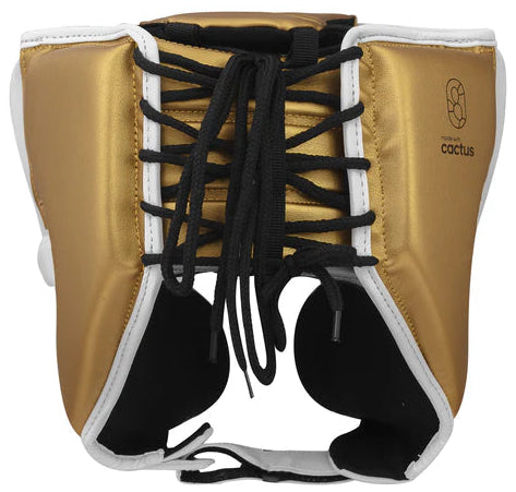 Adidas Speed Pro Head Guard - White/Gold