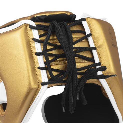 Adidas Speed Pro Head Guard - White/Gold