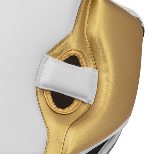 Adidas Speed Pro Head Guard - White/Gold