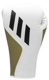 Adidas Speed Tilt 350 Lace-Up Boxing Gloves - 16 oz - White/Gold