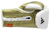 Adidas Speed Tilt 350 Lace-Up Boxing Gloves - 16 oz - White/Gold