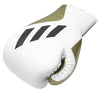 Adidas Speed Tilt 350 Lace-Up Boxing Gloves - 16 oz - White/Gold
