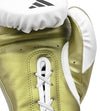 Adidas Speed Tilt 350 Lace-Up Boxing Gloves - 16 oz - White/Gold