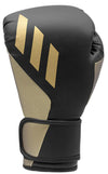 Adidas Speed Tilt 350 Strap Boxing Gloves - Black/Gold