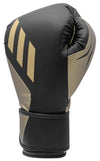 Adidas Speed Tilt 350 Strap Boxing Gloves - Black/Gold