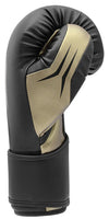 Adidas Speed Tilt 350 Strap Boxing Gloves - Black/Gold