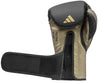 Adidas Speed Tilt 350 Strap Boxing Gloves - Black/Gold