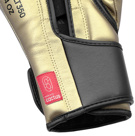 Adidas Speed Tilt 350 Strap Boxing Gloves - Black/Gold