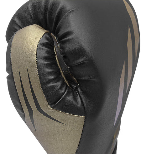 Adidas Speed Tilt 350 Strap Boxing Gloves - Black/Gold