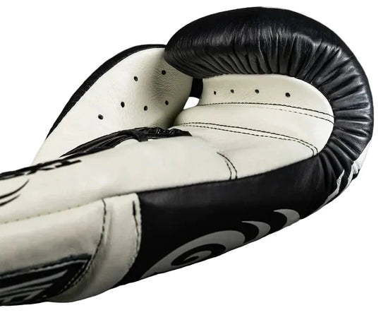 Venum Giant 2.0 Mike Tyson Pro Boxing Gloves with Laces - Deep Black/Optical White
