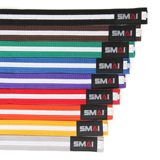 SMAI Martial Arts Belt - White Stripe