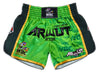 Arwut x WBC Limited Edition Muay Thai Shorts - Green Blood