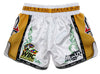 Arwut x WBC Limited Edition Muay Thai Shorts - White True Grit